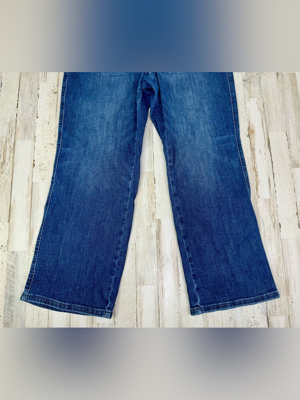 Judy Blue Jeans Womens 14W Petite Blue High Rise Straight Fit - Picture 3 of 11